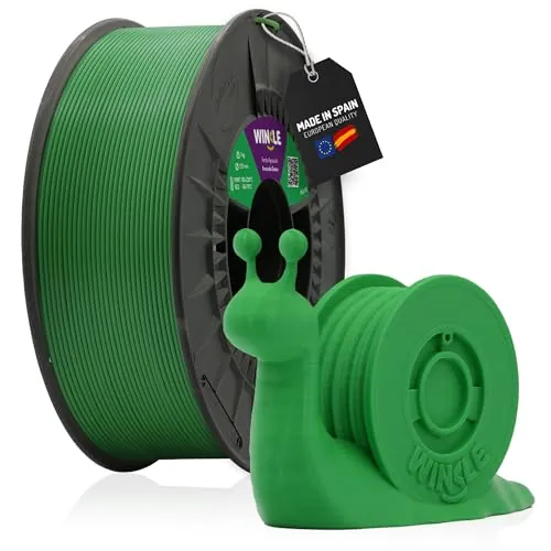 WINKLE Filamento PLA HD Verde Aguacate | Filamento Impresora 3D | Filamento PLA 1,75mm 1kg | PLA Verde | Compatible con Todas las Impresoras 3D | Precisión Dimensional | Bobina 1kg