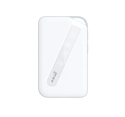 D-Link DWR-932W Router Wi-Fi 6 AX300 4G LTE Móvil – Hotspot Portátil de Viaje con Ranura SIM, Batería de 3000 mAh, hasta 16 Horas de Uso, Descarga hasta 150 Mbps, Libre para Todas Las Redes