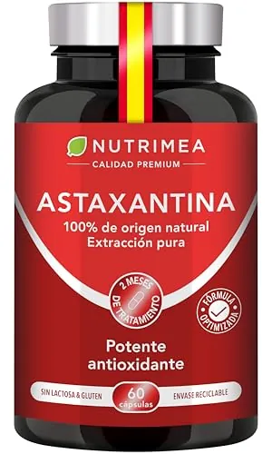Astaxantina Pura Natural | Fórmula Premium | 60 Cápsulas