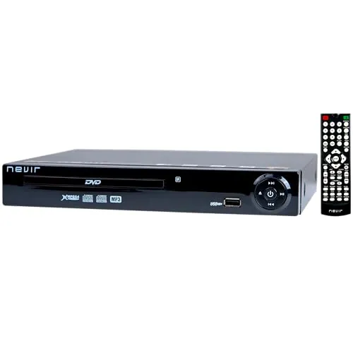 Nevir NVR-2324 - Reproductor de DVD (USB-R), negro