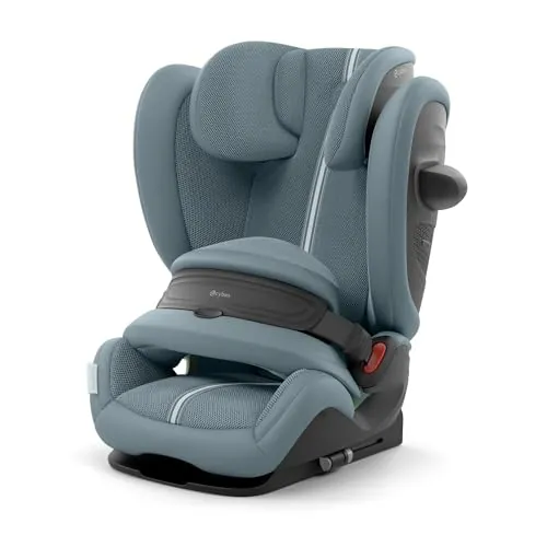CYBEX Gold Silla de coche infantil Pallas G3 i-Size Plus, 76-150 cm, desde aprox. 15 meses hasta aprox. 12 años (aprox. 9 a 50 kg), Stormy Blue