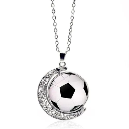 COYUN 1 unids Ollane para niños y chicos, collar de acero fútbol niño, regalos niño