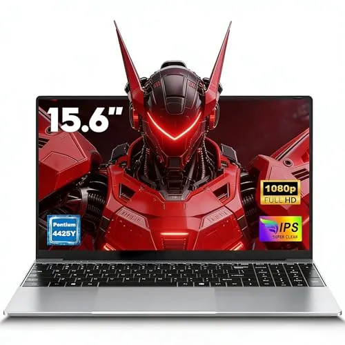 FUNYET Ordenador Portátil 15.6” RAM 16GB SSD 256GB Soporta TF Card 1TB Win11 Pro 1920x1080 FHD (Procesador 2 Cores 4425Y), Portatil con WIFI5, BT4.2, USB3.0x2, HDMI, Type-C para Estudiantes y Oficina