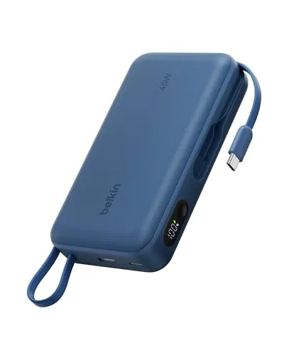 Belkin UltraCharge Batería Externa 20000 mAh Cable USB-C y Pantalla - Azul
