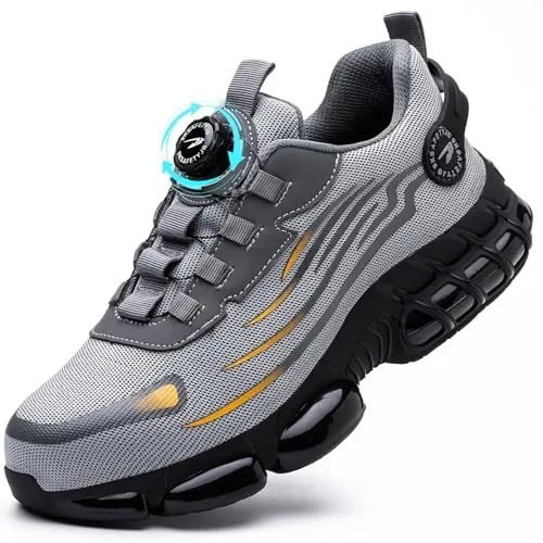 GUDECIUS Zapatos de Seguridad para Hombre Mujer Calzado de Seguridad