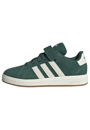 adidas Unisex niños Grand Court 00s Shoes Children, Collegiate Green/Off White/Gum, 34 EU