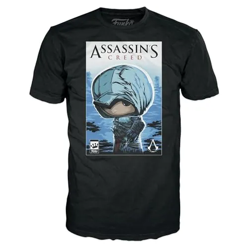 Funko Boxed tee: Assassin'S Assasins Creed - Small - (S) - Assassin'S Creed - Camiseta, Franela - Ropa - Idea Manga Corta para Adultos Hombres y Mujeres- Mercancia Oficial