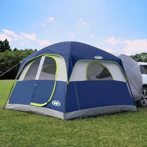 UNP Tienda de campaña SUV para 6 Personas, fácil instalación (300 x 270 x 200 cm) (Azul Oscuro)