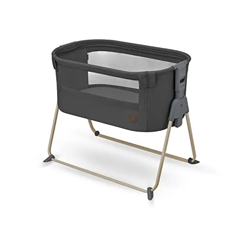 Maxi-Cosi Tori 2en1 Cuna colecho, Cuna junto a la cama 2en1 Plegado ultracompacto, Ligera 5 posiciones de altura Colecho portátil con malla transpirable, 0 a 6 meses aprox., 0 a 9 kg Beyond Graphite