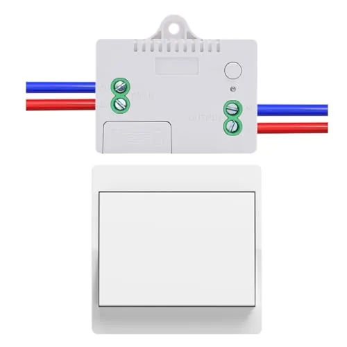 Cerhot 220v interruptor inalambrico autoalimentado cinetico interruptores inalambricos sin bateria rf interruptor remoto pulsador inalambrico conmutador luz inalambrico para iluminacion del hogar