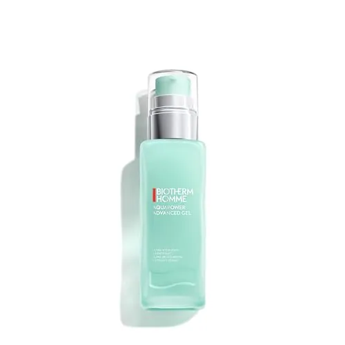 Biotherm Homme, Aquapower Advanced Gel, Gel Facial Hidratante para Hombre, Pieles Normales a Mixtas, Textura No Pegajosa de Absorción Rápida, 75 ml
