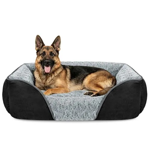 JOEJOY Cama Perro XXL Grande, Cama para Perros Lavable, 106x80x23cm