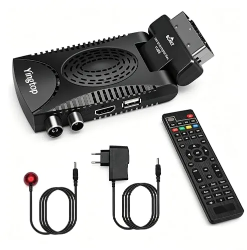 2026 Mini Decodificador TDT HD DVB-T2 Receptor Digital Terrestre Full HD