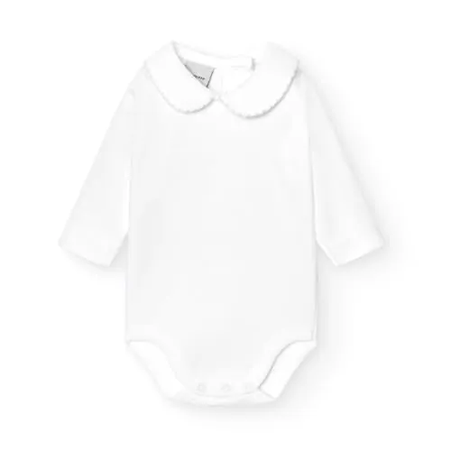 babidu, BODY C.POLO PIQUE - body para bebe- unisex, color celeste, talla 6 meses