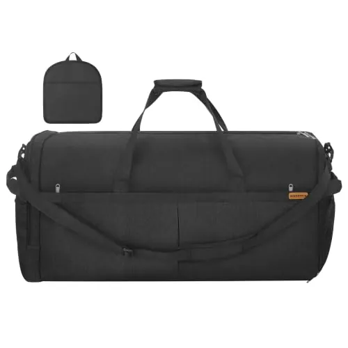 SONGMICS Bolsa de Viaje Plegable Grande con Cremallera XXL 120 L