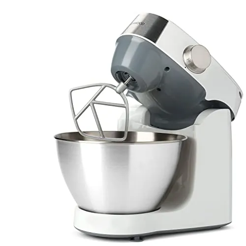 Kenwood Prospero+ KHC29.H0WH - Robot de Cocina Multifunción, Bol 4,3L, Mezclar, Batir y Amasar, Batidora de Vaso de Cristal 1.5L, Procesador de Alimentos 1.4L con Tres Discos y Exprimidor, Blanco