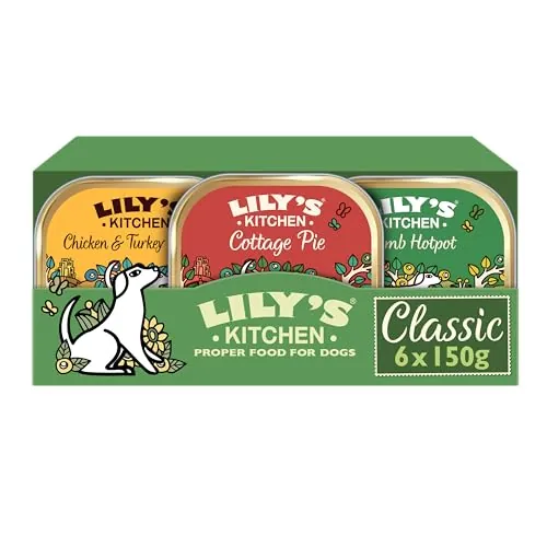 Lily's Kitchen Classic Dinner Multipack Wet Dog Food (6 x 150g)