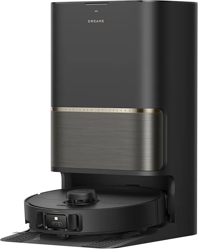 DREAME L50s Pro Ultra Robot Aspirador y Friegasuelos, 100 Días de Vaciado Automático, Mopas con Autolimpieza a Alta Temperatura, 30.000 Pa de Succión, Limpia a Fondo Esquinas y Bordes.