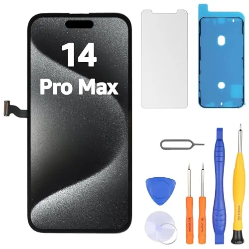 LL TRADER Pantalla para iPhone 14 Pro MAX LCD 6.7" y Kit de Reparación
