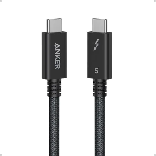 Anker Cable Thunderbolt 5 USB C a USB C, 1 m, 240 W, 40 Gbit/s