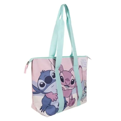 Bolsa de Playa Stitch Azul 47 x 33 x 15 cm - Marca: Stitch - EAN: 8445484470109