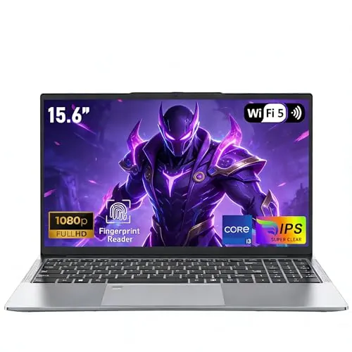 CHIFUYOU Ordenador portátil de 15,6 pulgadas, i3-1025G1 hasta 3,4 GHz 16 GB RAM 1TB SSD Computer, teclado retroiluminado/tapa metálica/desbloqueo de huellas