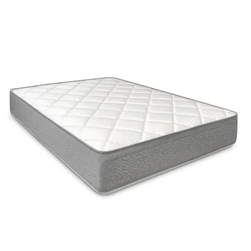 Homey - Colchón 105 x 190 Box Natur con Muelles Ensacados y Viscoelástica, Ergonómico Multizona, Gran Confort, Higiénico y Transpirable, Grosor 23cm