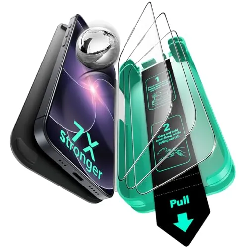 ESR Pack 3 Protector de Pantalla para iPhone 17e/16e/14/13/13 Pro, Armorite