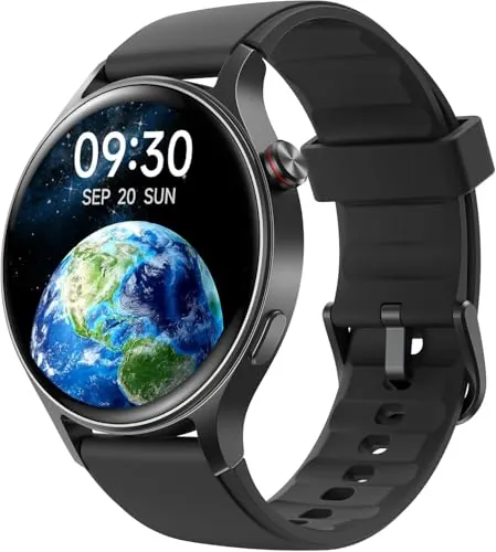 Reloj Inteligente para Hombre con Llamada Bluetooth 5.3, Smartwatch 1.32" AMOLED para Android iOS, podómetro con 110+ Deportes y 3ATM Pulsera Fitness con Monitor de sueño/SpO2