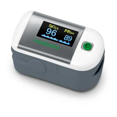 medisana PM 100 oxímetro de pulso y saturación de oxígeno en la sangre