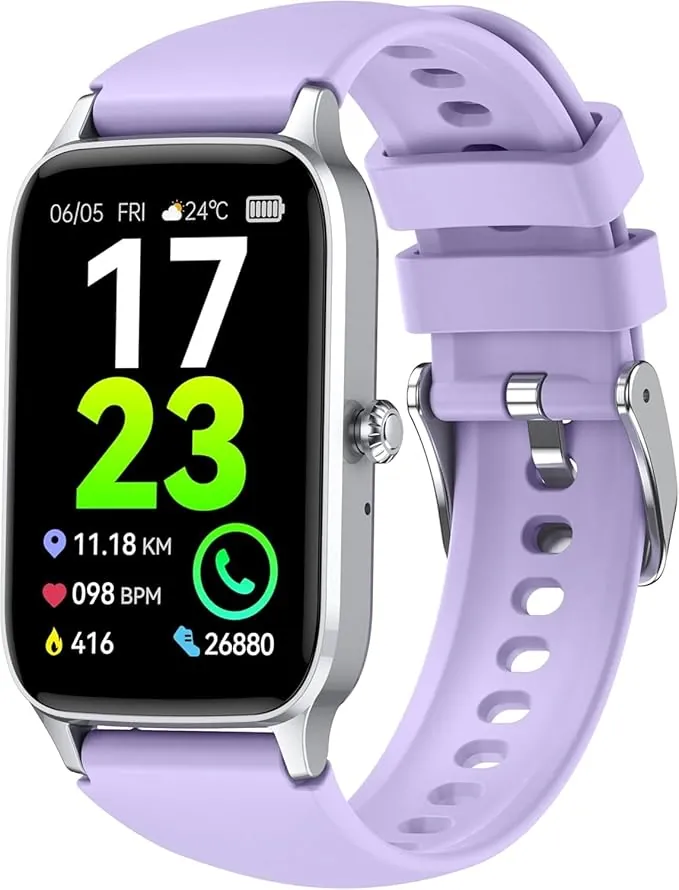 Reloj Inteligente Hombre Mujer con Llamadas, 1.57" HD Smartwatch con 112+ Modos Deportivo Pulsera Actividad, Podómetro/Pulsómetro/SpO2/Monitor de Sueño, IP68 Impermeable Smart Watch para Android iOS