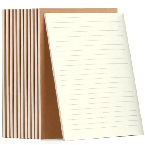 VEESUN 10 Pack Cuadernos A5 Líneas Libreta Bloc de Notas Oficina Escolar