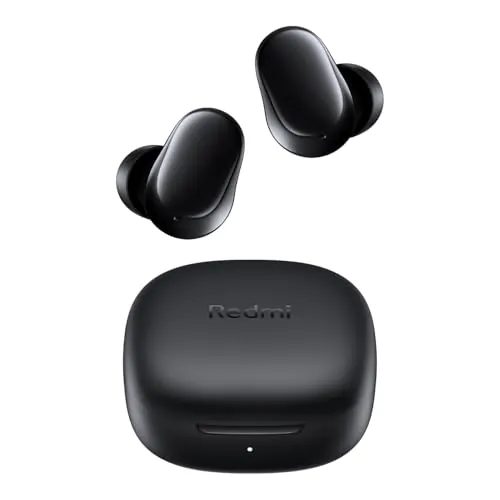 XIAOMI Redmi Buds 6 Play - Auriculares inalámbricos, cancelación de Ruido, Ligeros, hasta 36 Horas de autonomía, Bluetooth 5.4, Negro (Versión ES)