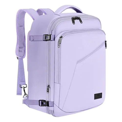 MATEIN Mochila Viaje Cabina Avion 40x30x20, Mochila Viaje Mujer Expandible