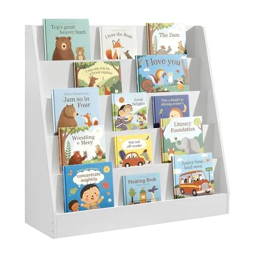 SONGMICS Libreria Infantil, para Libros y Juguetes, 5 Niveles