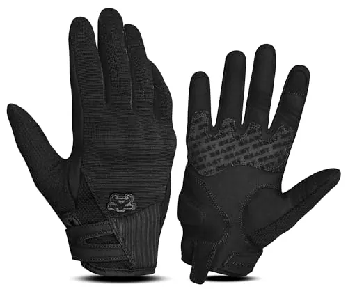 BEAST RAGE Guantes de Moto de Verano - Guantes de Equitación con Pantalla Táctil Transpirable para Hombres y Mujeres, Guantes de Carreras Todoterreno Ligeros con Protección de los Dedos, Agarre