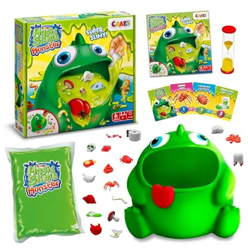 CRAZE Magic Slime Monster – Juego de Cartas con Slime para Niños