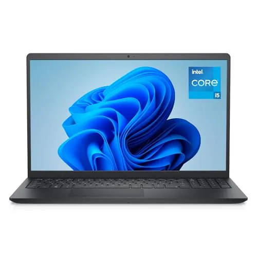 DELL 15 Ordenador Portátil DC15250, 15,6" FHD 120Hz Antirreflejos, Intel Core i5-1334U, 16GB RAM, 512GB SSD, Intel UHD, Windows 11 Home, Teclado QWERTY Español, Negro (Cargador Vendido por Separado)