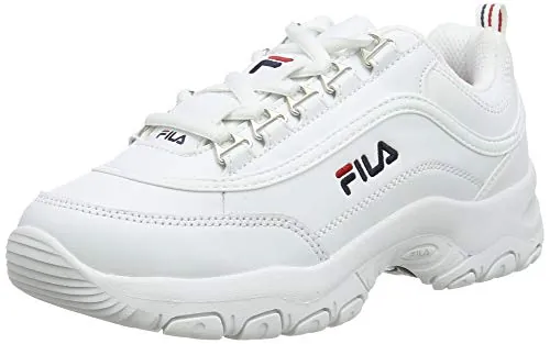 FILA Strada Kids, Zapatillas de Deporte Unisex niños, Blanco, 32 EU