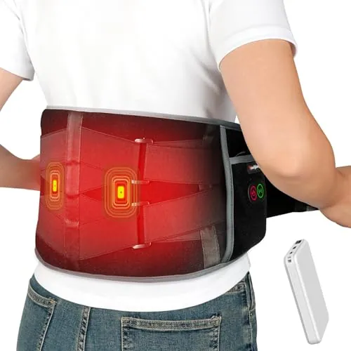 Comfytemp Almohadilla Eléctrica Lumbar,3 Modos Calefacción Rápida y Masaje