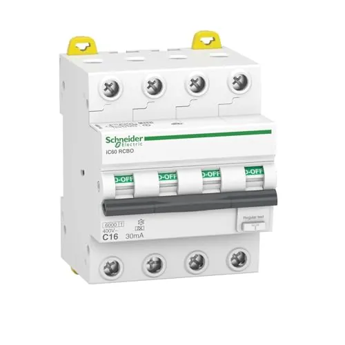 SCHNEIDER ELECTRIC iC60 4P RCBO 16A 30mA A
