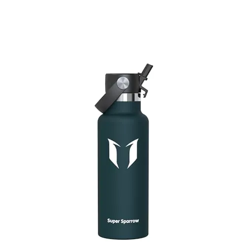 Sparrow Botella Agua Acero Inoxidable 500ml FlipFlow Botella Termica Niños