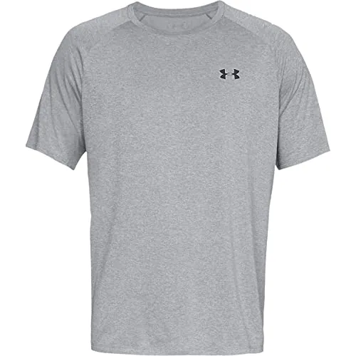 Under Armour Ua Tech 2.0 Ss Tee, Camiseta Hombre, Steel Light Heather, L