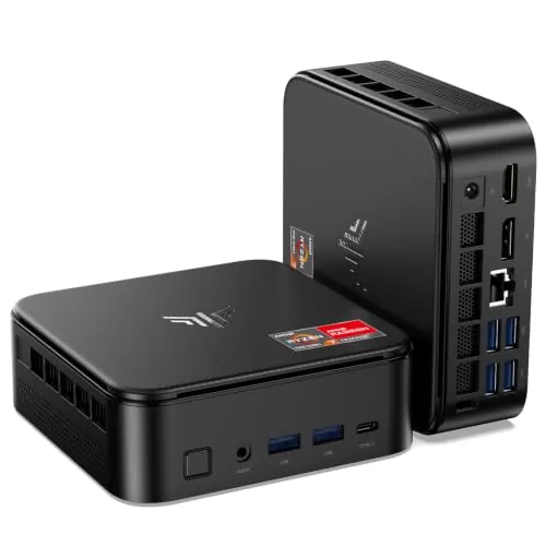 NiPoGi E3B Mini PC,АMD Ryzen 7 7735HS,16GB LPDDR5 5500MT/s,512GB NVMe SSD
