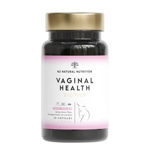 Probioticos Mujer Flora Intima. 6 Cepas Diferentes. Combate y Previene las Infecciones Vaginales y Urinarias. Mejora la Mucosa y Refuerza la Flora Vaginal. 30 Cápsulas. CE. N2 Natural Nutrition