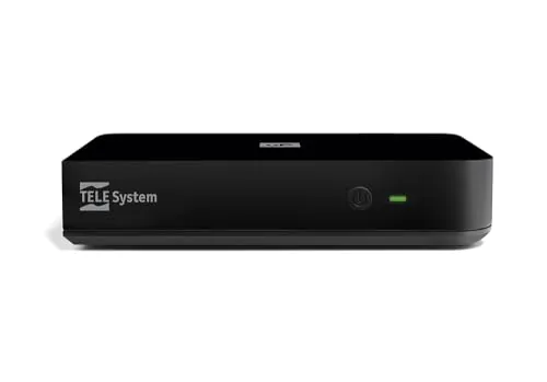 TELE System Sistema TELE UP T2 4K Decodificador Digital Terrestre Android TV 4K Ultra HD Certificado por Google