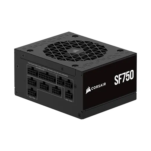 CORSAIR SF750 (2024) Fuente de Alimentación ATX Totalmente Modular de Bajo Ruido 80 Plus Platinum – Compatible con ATX 3.1 – Preparada para PCIe 5.1 - Negro