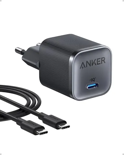 Anker Nano Cargador Carga Rapida 45W USB C Plegable GAN
