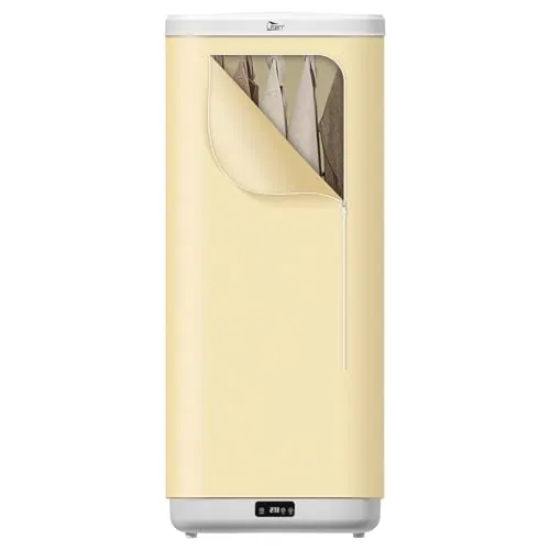 Uten Secadora de Ropa Eléctrica, 1000W Secadora Portátil, Temporizador, Control Remoto, Ideal para Viajes de Negocios, Dormitorios, Apartamentos, Hoteles, Campings