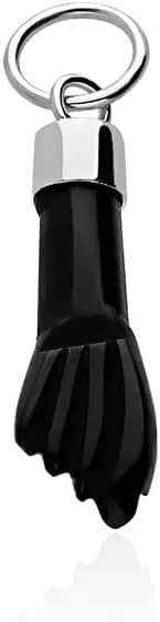 Mano Azabache Asturiano Natural con Casquillo en Plata Ley 925